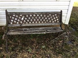 Outside of second garage off patio