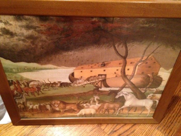 Noah's Ark framed picture