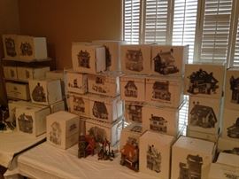Fabulous selection of Dept. 56 holiday houses,  buildings, and accessories.