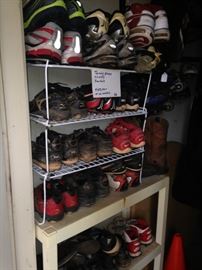 Many athletic shoes