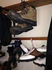 Hunting boots and golf shoes