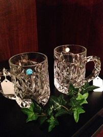 Tiffany & Company crystal mugs - made in Germany