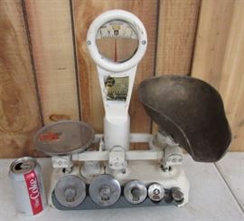 1940's Cast Iron Candy Store Scales