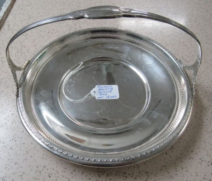 Gorham Sterling Serving Tray - Over 12 Ounces 