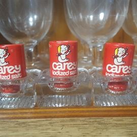 Vintage miniture Carey Salt