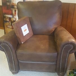 Micro-fiber "Suede-like" recliner chair