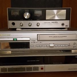 Vintage Electronics, Including Realistic CB Radio Base Station (top)