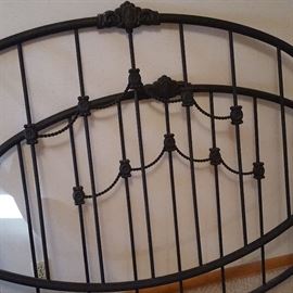 Reproduction Queen Iron Bed (frame, head/foot board)