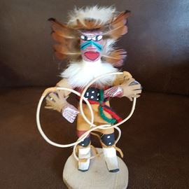 Hoop Dancer Indian Sculpture, Signed by the Artist