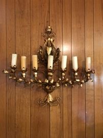 #15	copper color candle wall hanging 27x41	 $50.00 	