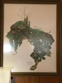 #17	print of Mary Rose Wampler "Trailing Arbutes" 	 $75.00 	