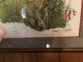 #16	print of Mary Rose Wampler "Golden Rod" 	 $75.00 	