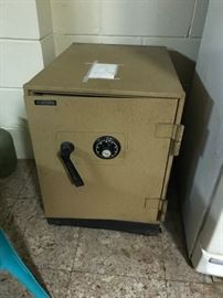 #84	Montgomery ward fire proof safe w /combination 16x23x22	 $75.00 	