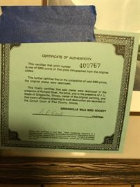 #120	 richard stevens eagle print	 $75.00 	