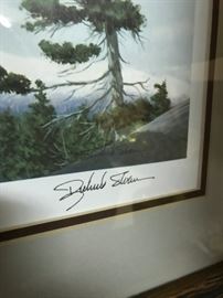 #120	 richard stevens eagle print	 $75.00 	