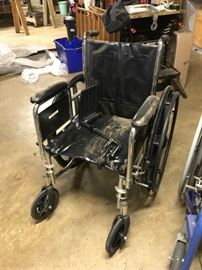#124	small wheel chair  as is	 $15.00 	