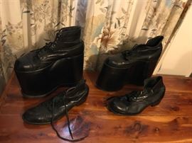 #165	(2) pair Vintage Polio Medical shoes $50 each	 $100.00 	