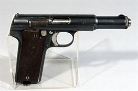 Astra, Model 600-43, 9MM Pistol, SN# 28982, 2 Mags, Wood Grips