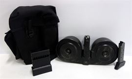 C-Mag 100 Round Drum 5.56MM Cal With Pouch And Speed Loader