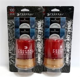 Federal 22LR 40 Gr Solid 200 Rounds With Can Cooler Combo