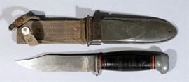 U.S. Navy Mark I RH-35 Fighting Knife With Scabbard