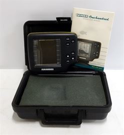 Humminbird Wide One Hundred Fish Finder Head Unit In Mac Tools Case With Manual