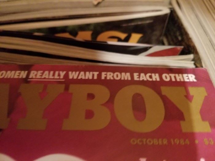 Large collection of playboy magazines, Sold in packs of Two.