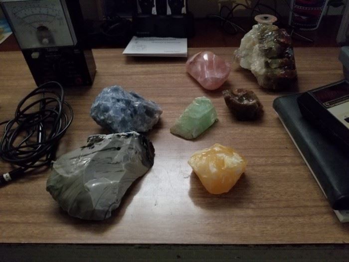 Rock collection.
