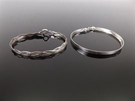 2 - .925 Sterling Silver Bracelets
