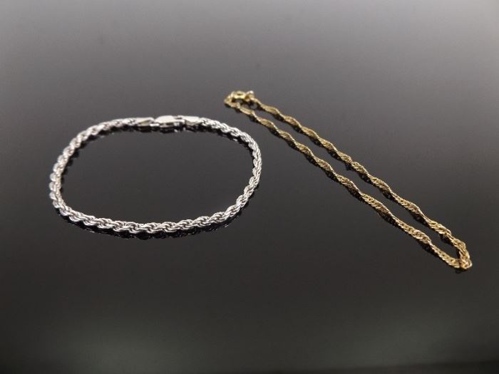 2 - .925 Sterling Silver Bracelets
