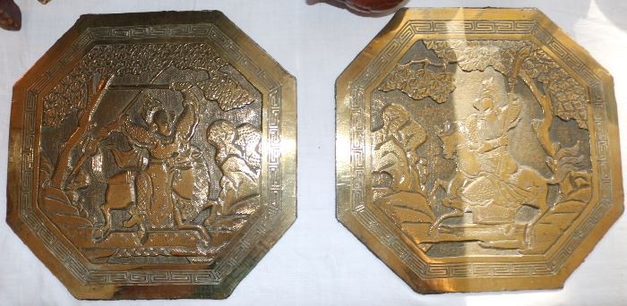 Brass plaques