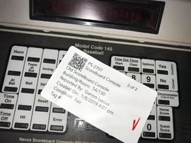 Baseball Scorebaord device