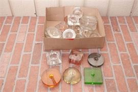 14. Group Lot of Crystal Lighting Elements