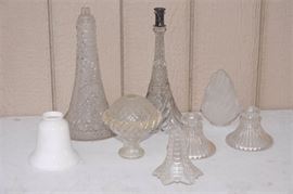 25. Group Lot of Glass Shades