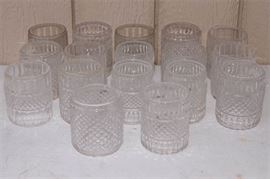 31. Lot of Cut Glass Shades