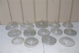 33. Lot of Antique Glass Smoke Bells