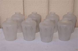 37. Miscellaneous Lot of Glass Hurricane Shades