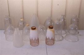 38. Miscellaneous Lot of Glass Hurricane Shades