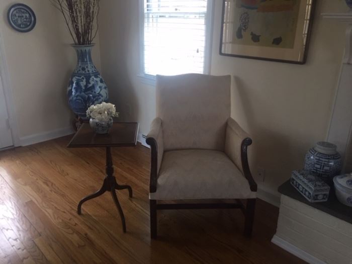 Art work and Blue and White pieces are not included in the sale.