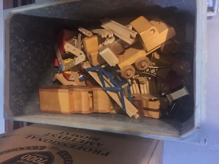 box of Brio toys