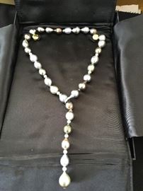 South Sea Pearl and Diamond Necklace