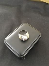 David Yurman SS and 14 k ring