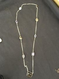 Semi-Precious and 14K Necklace