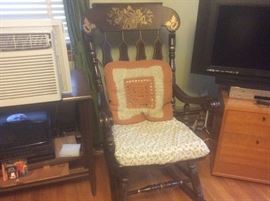Colonial style rocking chair