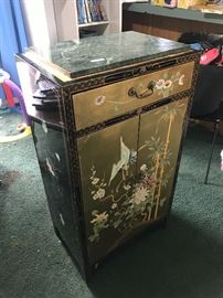 Vintage cabinet with beautiful artwork🕊🥀