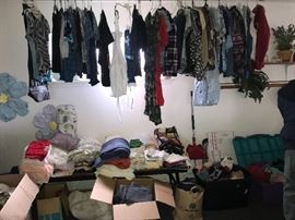 A lot of clothes!