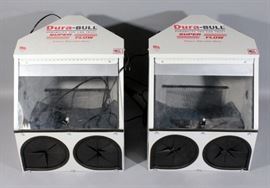 Dura-Bull Super Flow Totally Enclosed Hood Dust Collectors, For Polishing, Qty 2