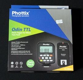 Phottix Odin TTL Flash Trigger For Nikon Twin Pack In Original Box