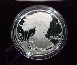 1988 Silver American Eagle Proof .999 Silver Qty 2