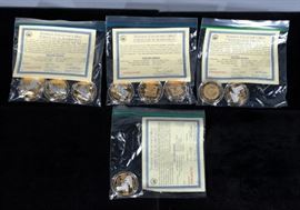 10th Anniversary September 11th Commemorative Proof Tokens .999 Silver Recovered From Ground Zero Each With COA Total Qty 10